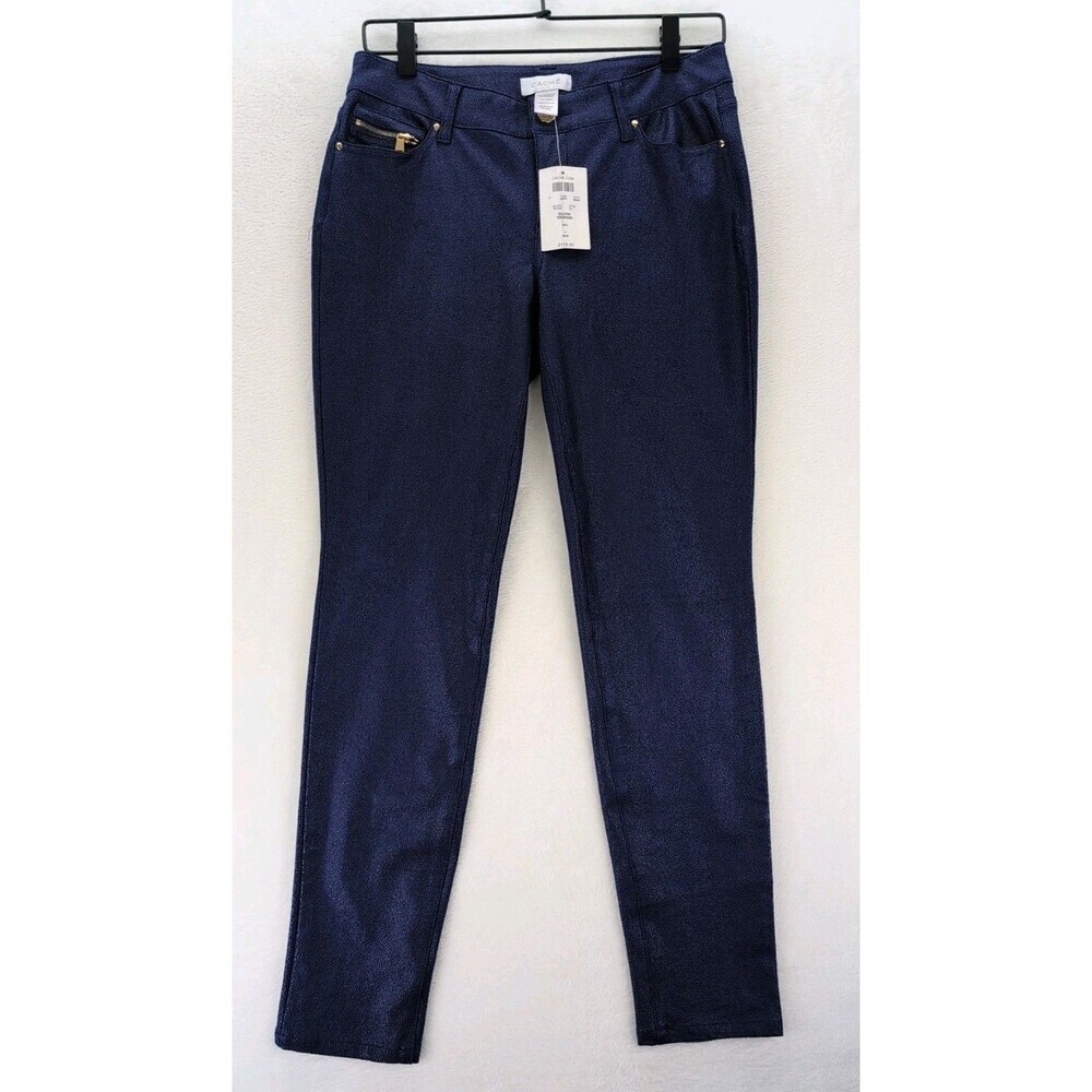 Cache B270A Spandex Blend Slim Tapered Leg Women's Pants Size 4 NWT